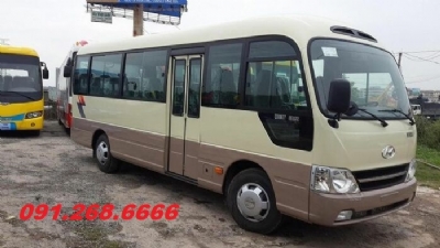 Phương Đông cho thuê xe du lịch 29 chỗ  giá rẻ tại quận ba-dinh hà nội- cho thuê xe hyundai county 24 chỗ
