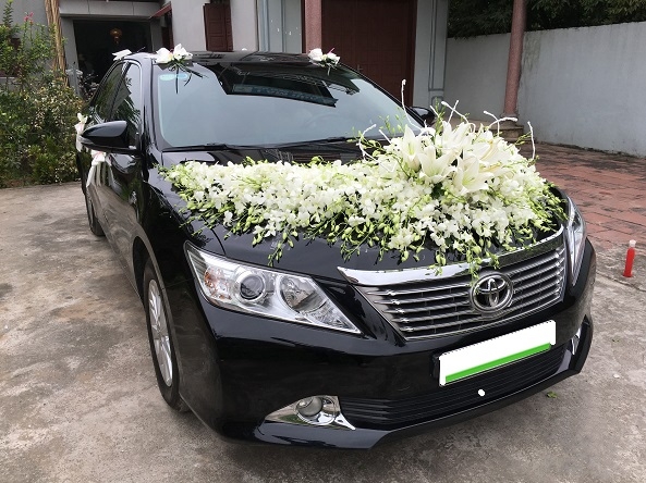 Cho thuê xe cưới camry 2.5 giá tốt nhất tại đường xuân thủy quận cầu giấy hà nội - 0912686666