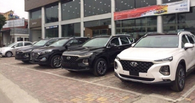Cho thuê xe santafe tự lái