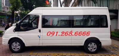 Cho Thuê xe 16 chỗ ford transit tại quận hai bà trưng, thuê xe du lịch 0912686666