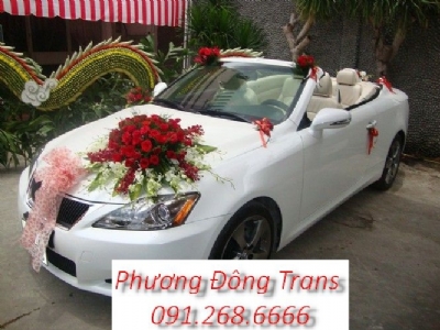 Địa chỉ công ty thuê xe cưới mui trần lexus is 250c tại quận tây hồ- cho thuê xe cưới màu trắng tại hà nội